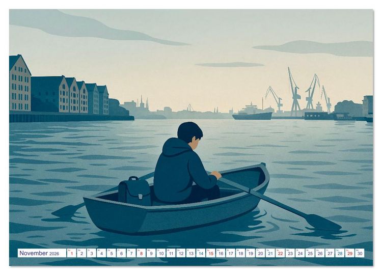 Produktbild: Siegfried Lenz (Wandkalender 2026 DIN A2 quer), CALVENDO Monatskalender