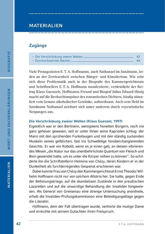 Produktbild: Der Sandmann von E. T. A. Hoffmann (Textausgabe)