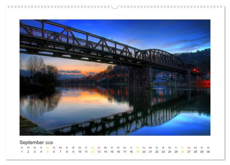 Produktbild: Weserbergland Impressionen (hochwertiger Premium Wandkalender 2026 DIN A2 quer), Kunstdruck in Hochglanz