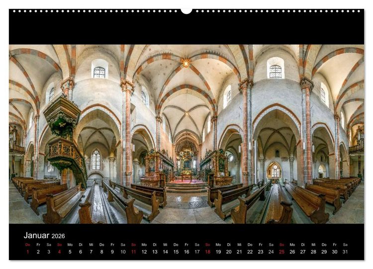 Produktbild: Kapellen, Kirchen und Kathedralen 2026 (hochwertiger Premium Wandkalender 2026 DIN A2 quer), Kunstdruck in Hochglanz