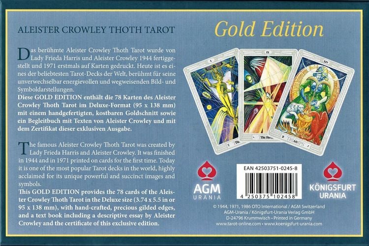 Produktbild: Aleister Crowley Thoth Tarot Gold Edition