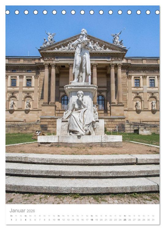 Produktbild: Mein Wiesbaden (Tischkalender 2026 DIN A5 hoch), CALVENDO Monatskalender