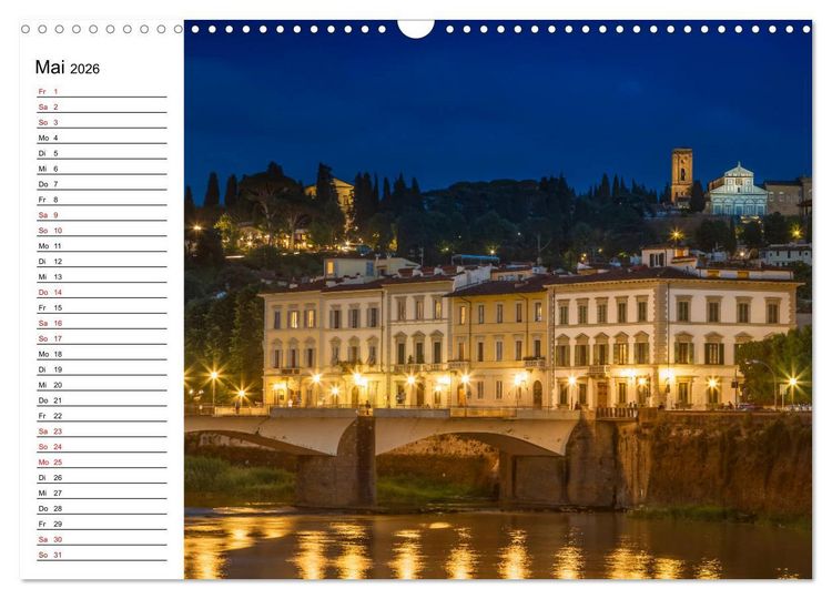 Produktbild: Impressionen aus FLORENZ (Wandkalender 2026 DIN A3 quer), CALVENDO Monatskalender