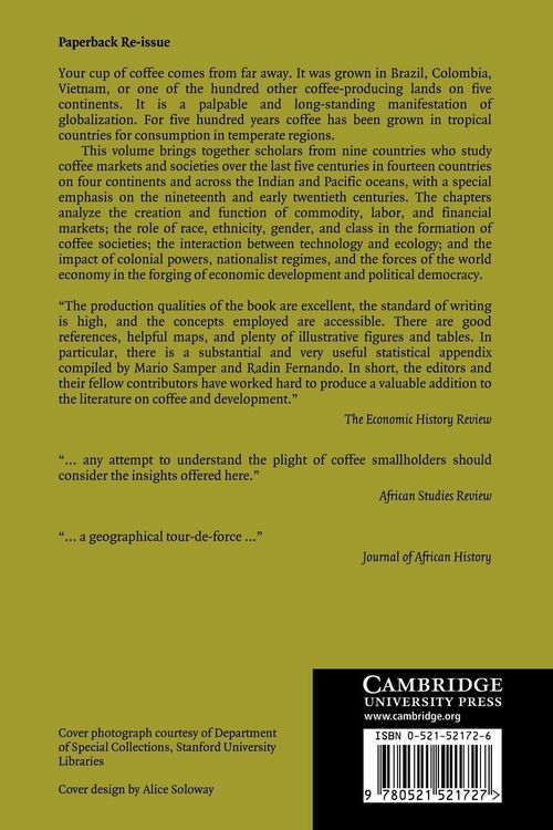 Produktbild: The Global Coffee Economy in Africa, Asia, and Latin America, 1500 1989