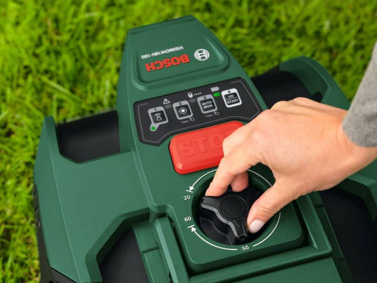 Produktbild: Bosch Home and Garden 06008E1001 VISIMOW18V-100 M&auml;hroboter