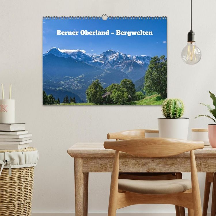 Produktbild: Berner Oberland - Bergwelten (Wandkalender 2027 DIN A3 quer), CALVENDO Monatskalender