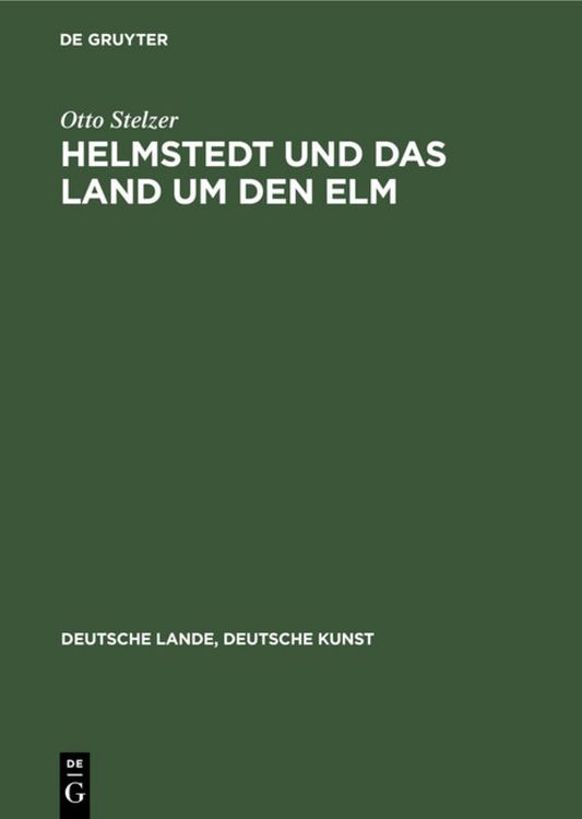 Produktbild: Helmstedt und das Land um den Elm