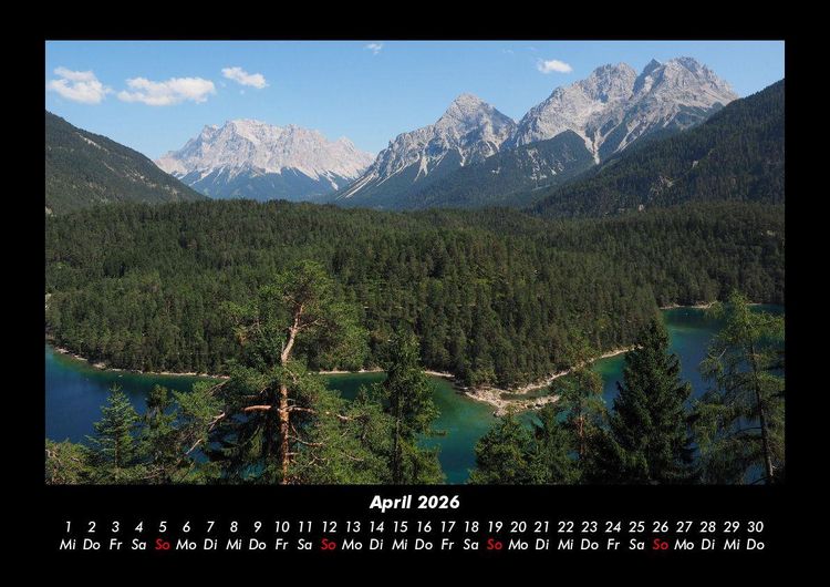 Produktbild: Bergige Welten 2026 Fotokalender DIN A3
