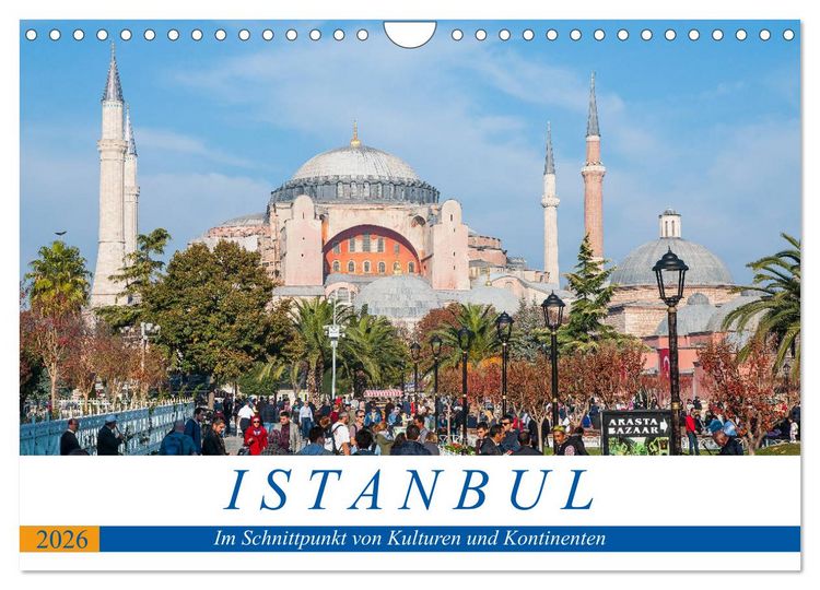 Produktbild: Istanbul - Im Schnittpunkt von Kulturen und Kontinenten (Wandkalender 2026 DIN A4 quer), CALVENDO Monatskalender
