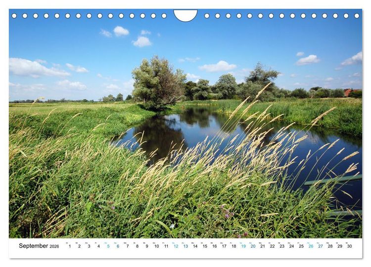 Produktbild: Die Havel entlang - Brandenburg, Rathenow, Havelberg (Wandkalender 2026 DIN A4 quer), CALVENDO Monatskalender