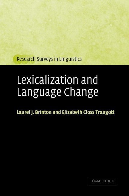 Produktbild: Lexicalization and Language Change
