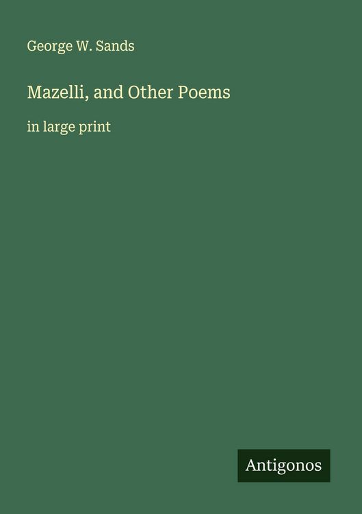 Produktbild: Mazelli, and Other Poems