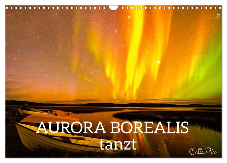 Produktbild: AURORA BOREALIS tanzt (Wandkalender 2026 DIN A3 quer), CALVENDO Monatskalender