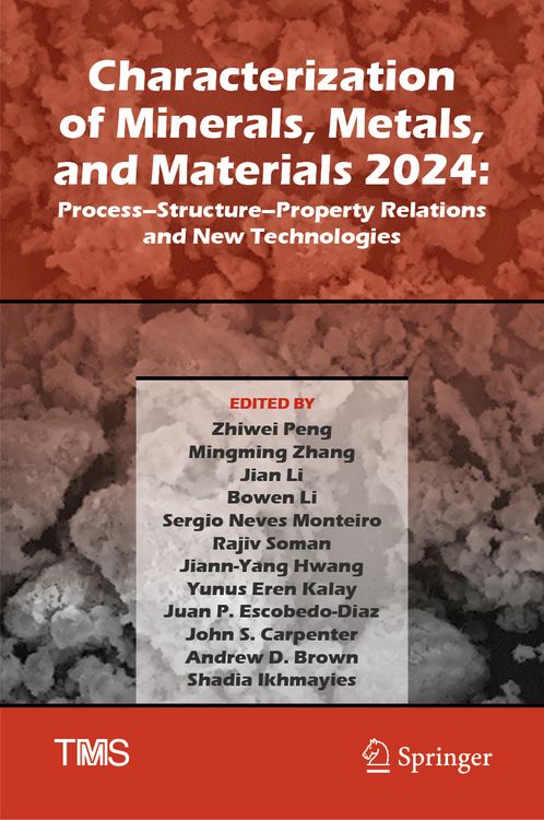 Produktbild: Characterization of Minerals, Metals, and Materials 2024