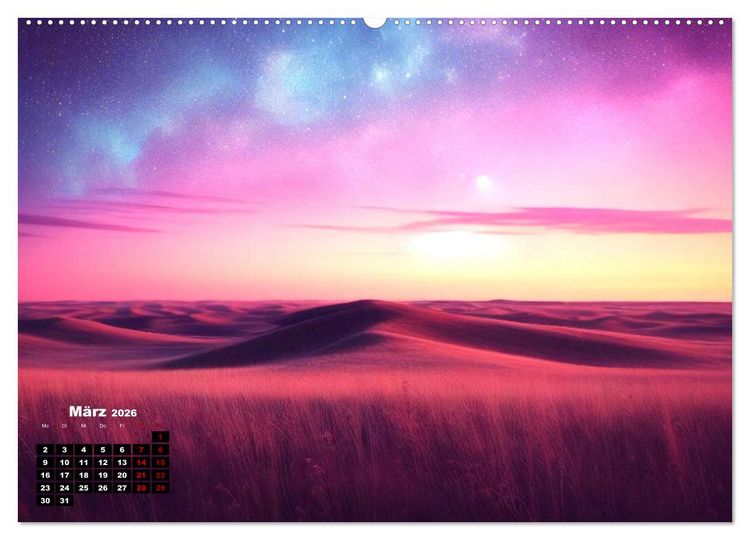 Produktbild: Pr&auml;rie Welten - Ein Kalender, der die Seele der Pr&auml;rie einf&auml;ngt. (hochwertiger Premium Wandkalender 2026 DIN A2 quer), Kunstdruck in Hochglanz
