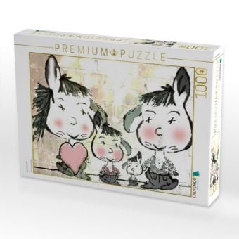Produktbild: CALVENDO Puzzle Die Familie CB | 1000 Teile Lege-Gr&ouml;&szlig;e 64x48cm Foto-Puzzle f&uuml;r gl&uuml;ckliche Stunden