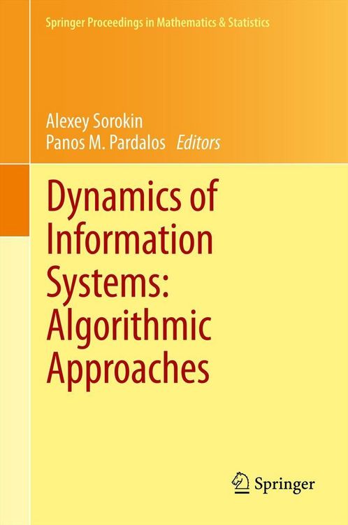 Produktbild: Dynamics of Information Systems: Algorithmic Approaches