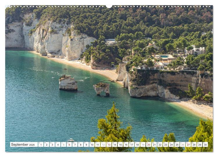 Produktbild: Italien - Apulien (hochwertiger Premium Wandkalender 2026 DIN A2 quer), Kunstdruck in Hochglanz