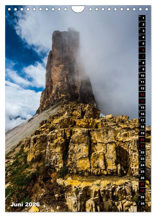 Produktbild: Dolomiten. Italien (Wandkalender 2026 DIN A4 hoch), CALVENDO Monatskalender