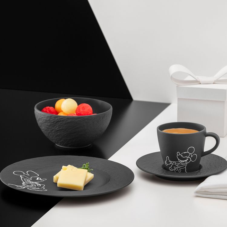 Produktbild: Villeroy & Boch Manufacture - Mickey Mouse Fr&uuml;hst&uuml;cks-Set, 4-teilig