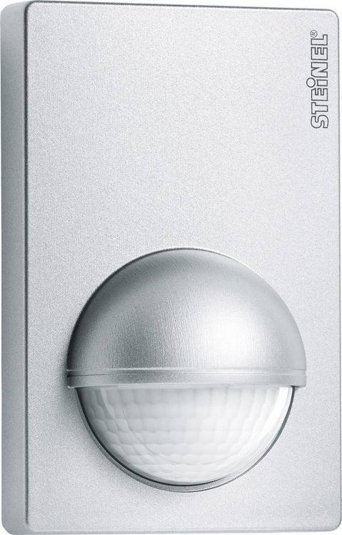Produktbild: Steinel 603618 Wand PIR-Bewegungsmelder Relais Silber IP54