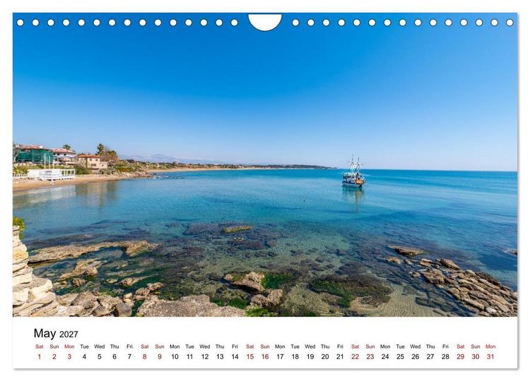 Produktbild: TURKISH RIVIERA Ancient echoes and azure coasts (Wall Calendar 2027 DIN A4 landscape), CALVENDO 12 Month Wall Calendar