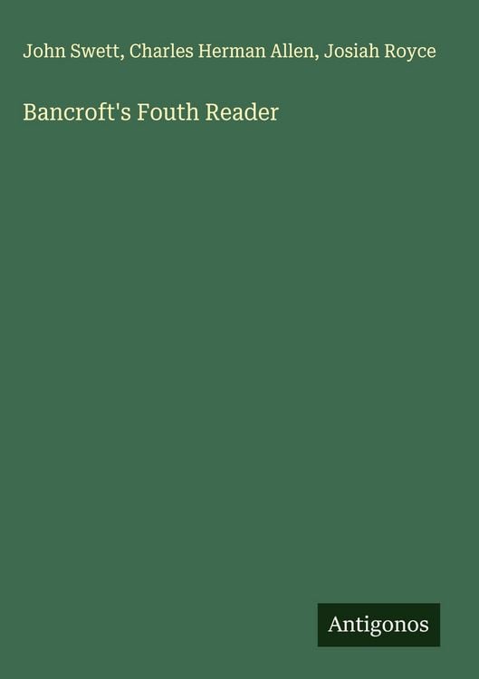 Produktbild: Bancroft's Fouth Reader