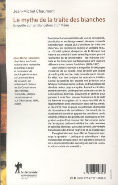 Produktbild: Le mythe de la traite des blanches