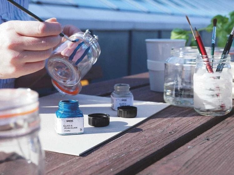 Produktbild: KREUL Glass & Porcelain Chalky Set 6 x 20 ml