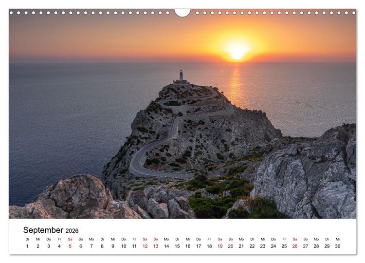 Produktbild: Halbinsel Formentor - Mallorcas n&ouml;rdliche Halbinsel (Wandkalender 2026 DIN A3 quer), CALVENDO Monatskalender