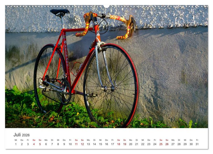 Produktbild: Stahlrenner - Rennrad-Klassiker aus Europa (hochwertiger Premium Wandkalender 2026 DIN A2 quer), Kunstdruck in Hochglanz