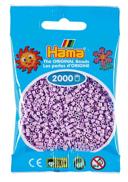 Produktbild: Mini-Perlen, 2000St. Pastell-Flieder