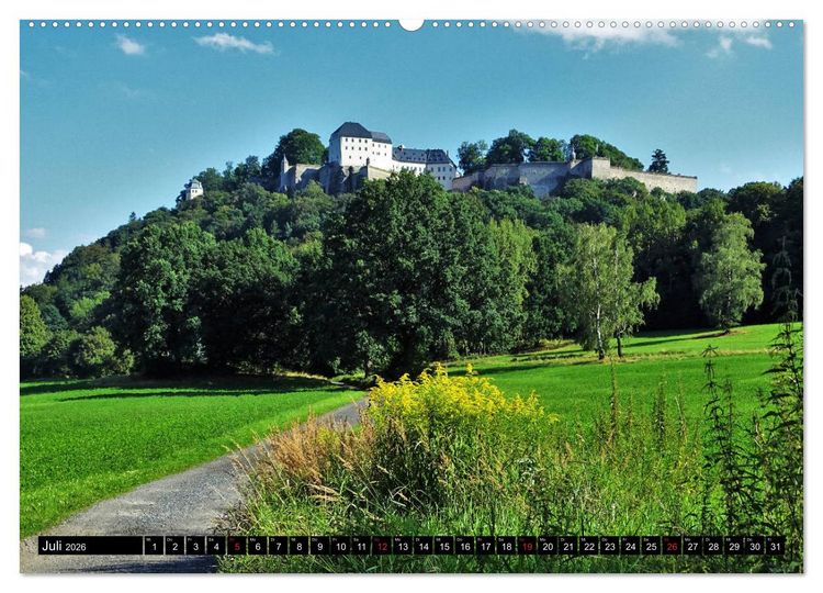 Produktbild: Burgen- und Schl&ouml;sserreise durch Deutschland (Wandkalender 2026 DIN A2 quer), CALVENDO Monatskalender