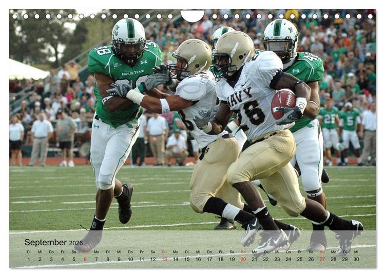 Produktbild: Sport. American Football (Wandkalender 2026 DIN A4 quer), CALVENDO Monatskalender