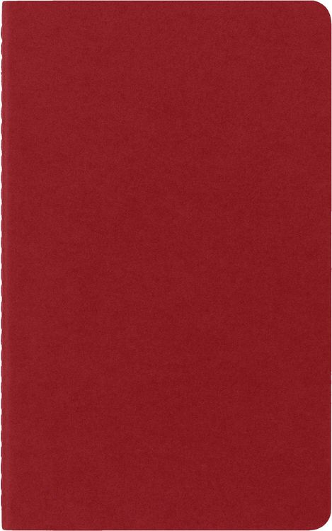 Produktbild: Moleskine Cahier Pocket Ruled Red Cover L. 3er Pack