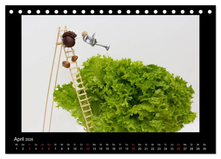 Produktbild: Abenteuer K&uuml;che (Tischkalender 2026 DIN A5 quer), CALVENDO Monatskalender