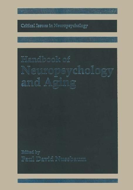 Produktbild: Handbook of Neuropsychology and Aging