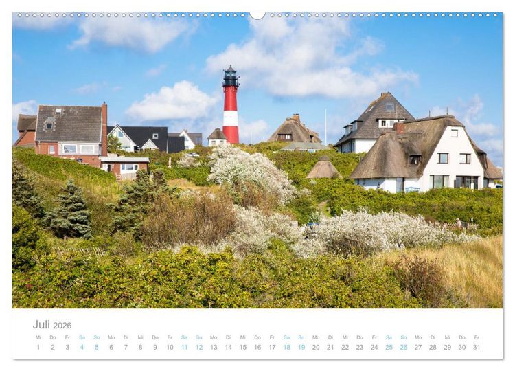 Produktbild: Sylt s&uuml;chtig (hochwertiger Premium Wandkalender 2026 DIN A2 quer), Kunstdruck in Hochglanz