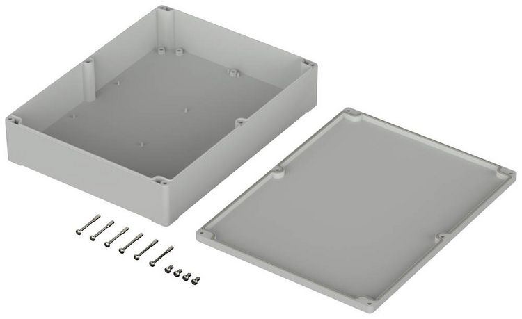 Produktbild: Bopla EUROMAS T 253 03253000 Industrie-Geh&auml;use 300 x 230 x 85 ABS Lichtgrau (RAL 7035) 1St.