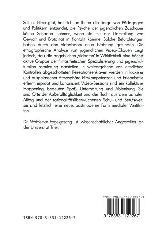 Produktbild: Jugendliche Video-Cliquen