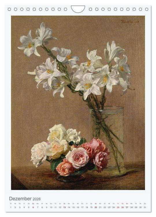 Produktbild: Blumenstr&auml;u&szlig;e - Bl&uuml;tenpracht und Blumenfreuden (Wandkalender 2026 DIN A4 hoch), CALVENDO Monatskalender
