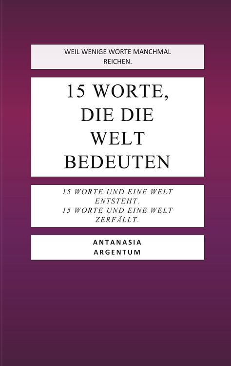 Produktbild: 15 Worte, die die Welt bedeuten