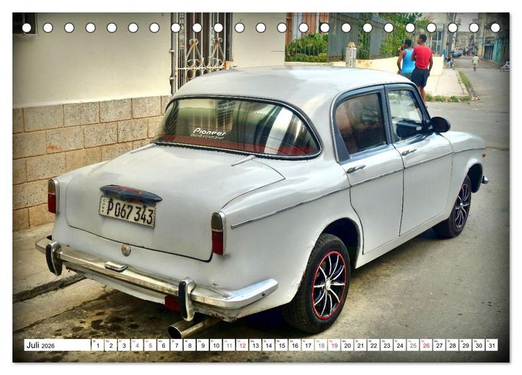 Produktbild: Oldtimer Rarit&auml;ten - Britische Traditionsmarken (Tischkalender 2026 DIN A5 quer), CALVENDO Monatskalender