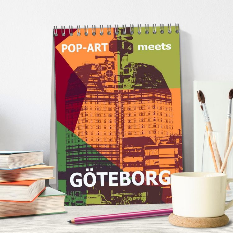 Produktbild: POP-ART meets G&ouml;teborg (Tischkalender 2026 DIN A5 hoch), CALVENDO Monatskalender