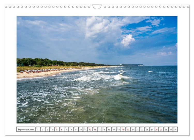 Produktbild: Impressionen von der Ostseeinsel R&uuml;gen (Wandkalender 2026 DIN A3 quer), CALVENDO Monatskalender