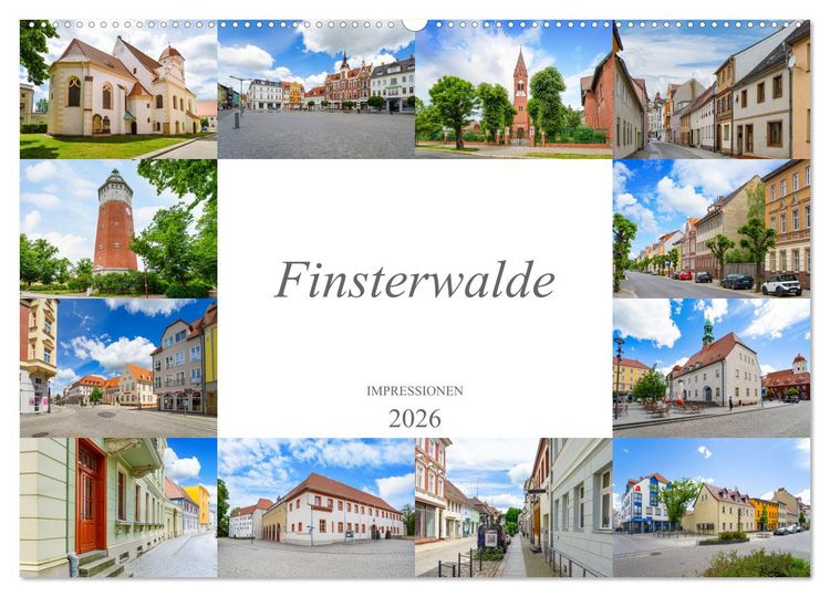 Produktbild: Finsterwalde Impressionen (Wandkalender 2026 DIN A2 quer), CALVENDO Monatskalender