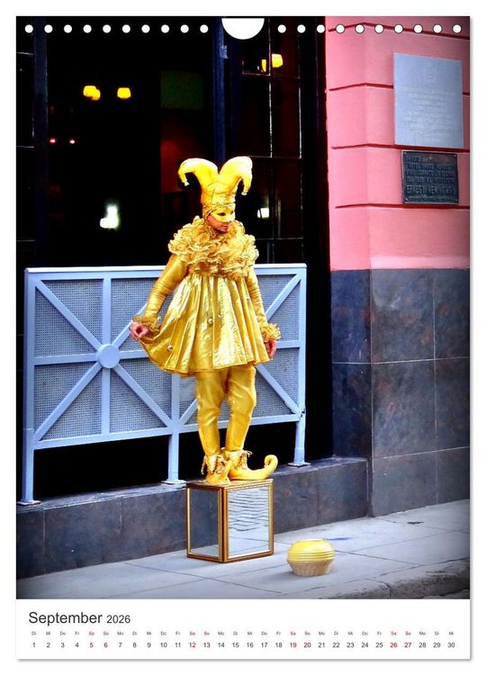 Produktbild: HABANEROS - Lebende Statuen in Havanna (Wandkalender 2026 DIN A4 hoch), CALVENDO Monatskalender
