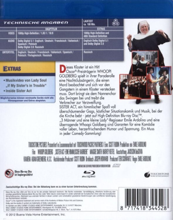Produktbild: Sister Act 1 - Eine himmlische Karriere