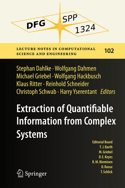 Produktbild: Extraction of Quantifiable Information from Complex Systems