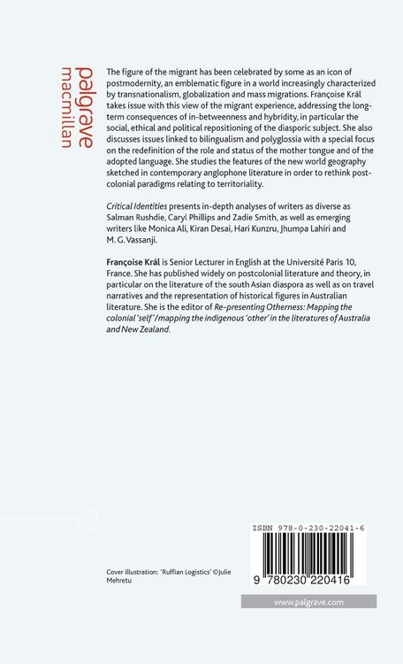 Produktbild: Critical Identities in Contemporary Anglophone Diasporic Literature